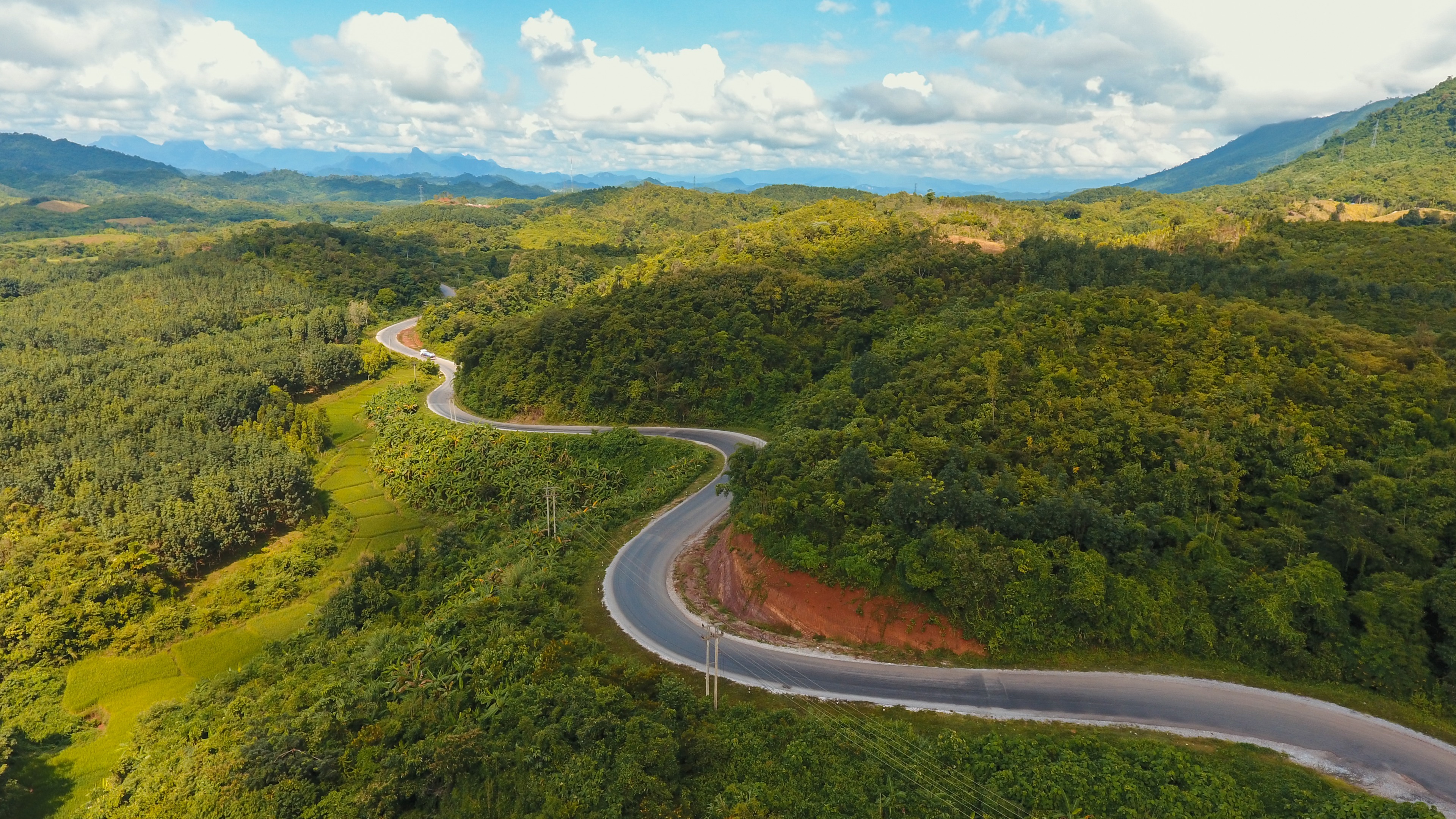 Sri Lanka Bus Travel Background